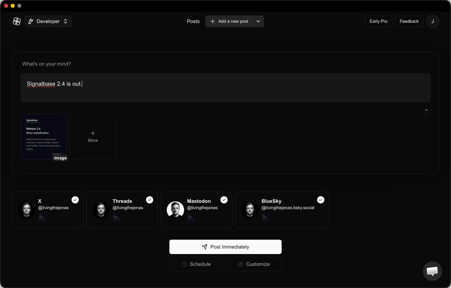 Fast-track screenshot